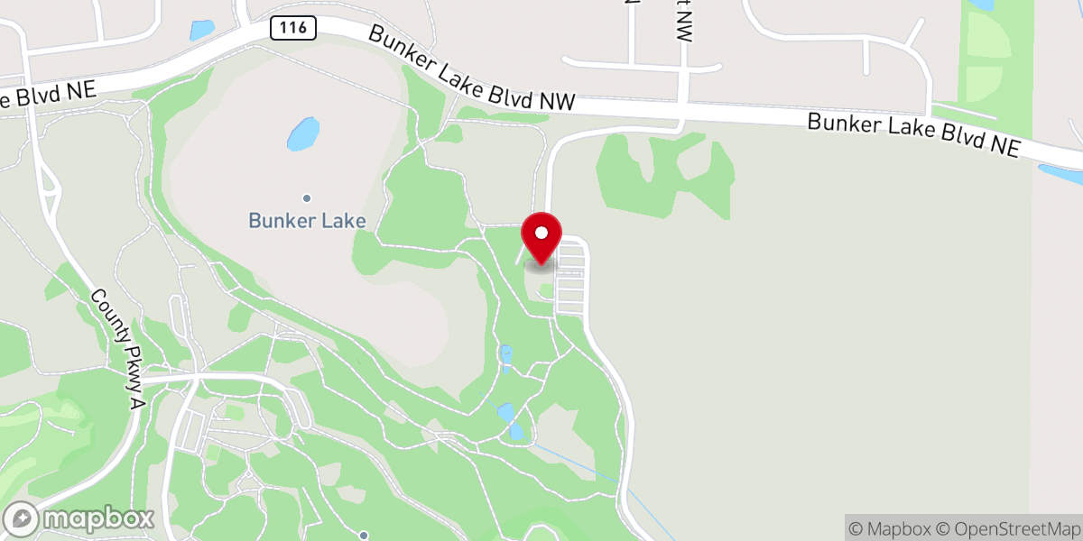 Map showing location of Generations Church, Andover, MN