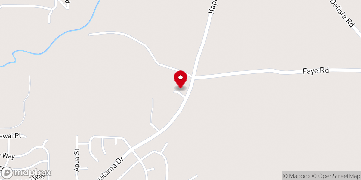 Map showing location of Redemption Church Diamondhead