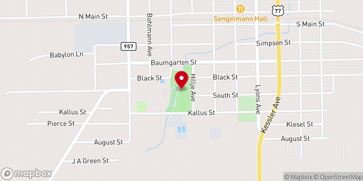 Map showing location of Wolters Park