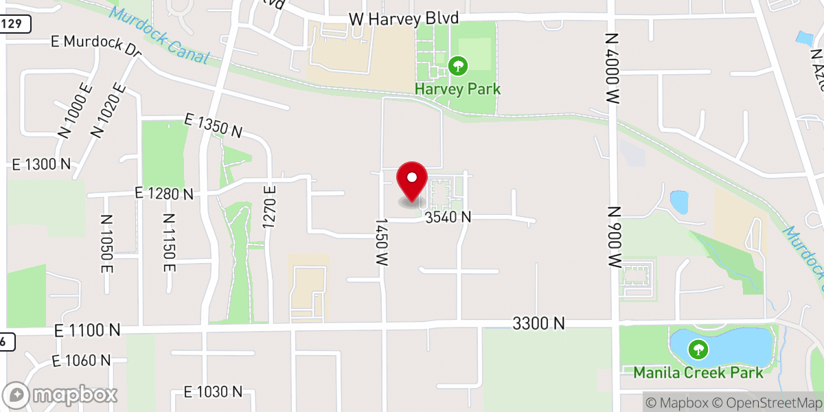Map showing location of Mahogany building