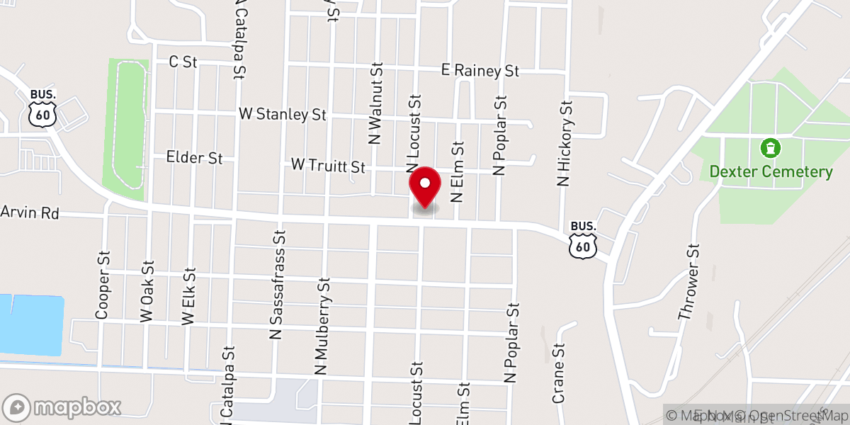 Map showing location of Grace Fellowship Ministries
