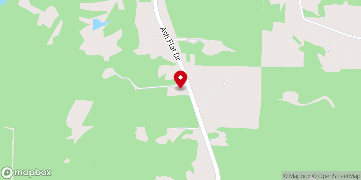 Map showing location of Calvary Baptist Church