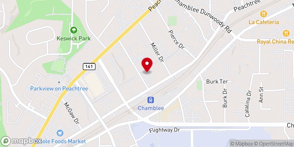 Map showing location of Evangel of Jesus Inc