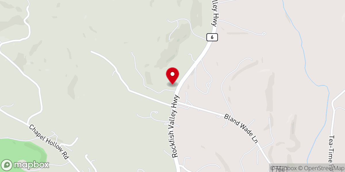 Map showing location of Greenfield Pentecostal Holiness Church
