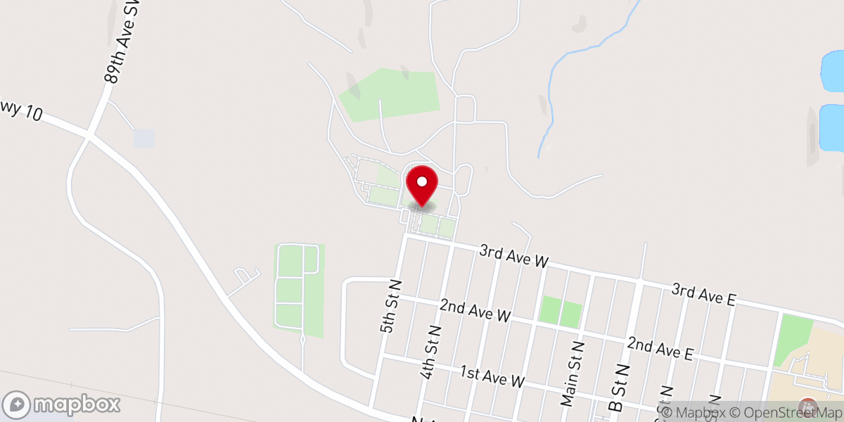 Map showing location of St Mary's Catholic Abbey Church