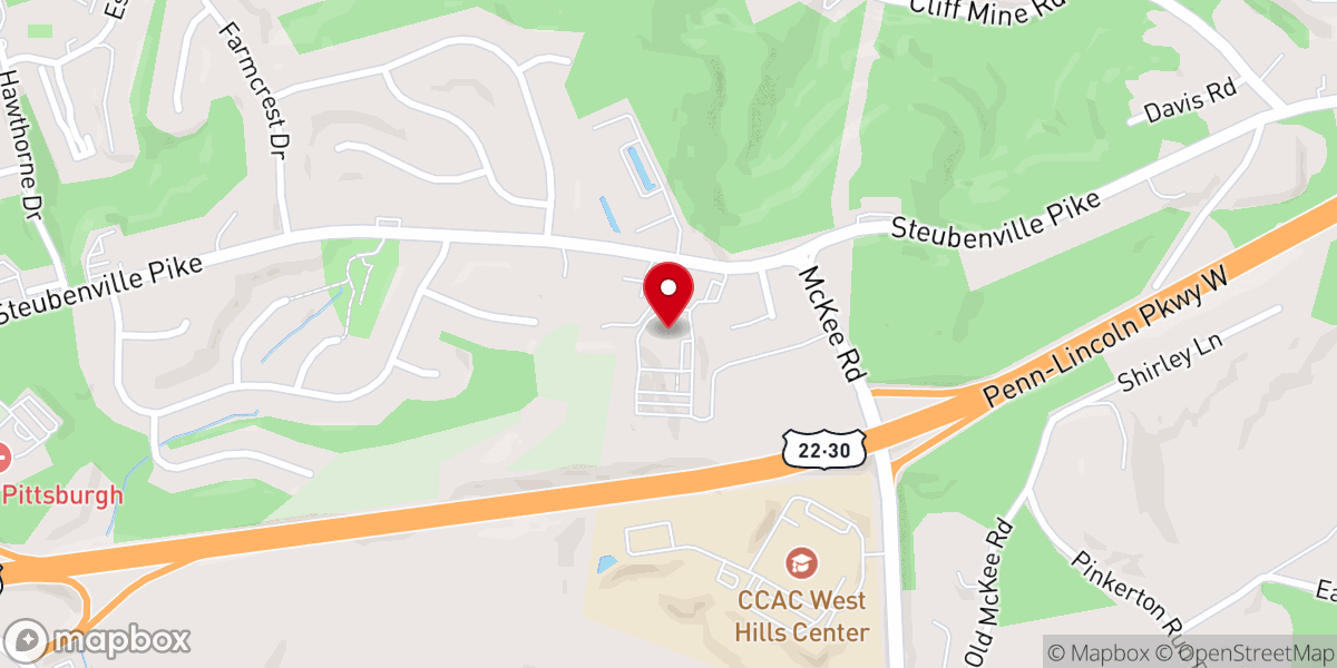 Map showing location of Around the Table Ministries