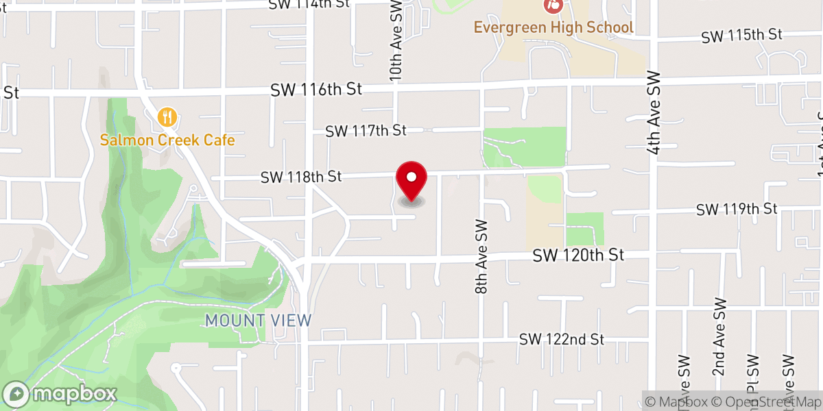 Map showing location of Holy Redeemer Catholic Church