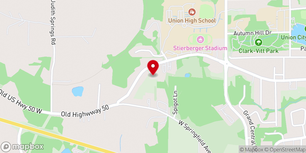 Map showing location of Life Stream Church