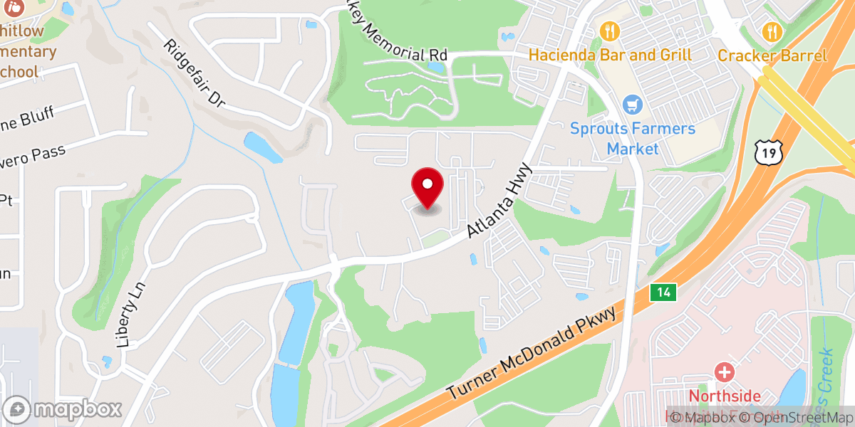 Map showing location of Lifeline Church