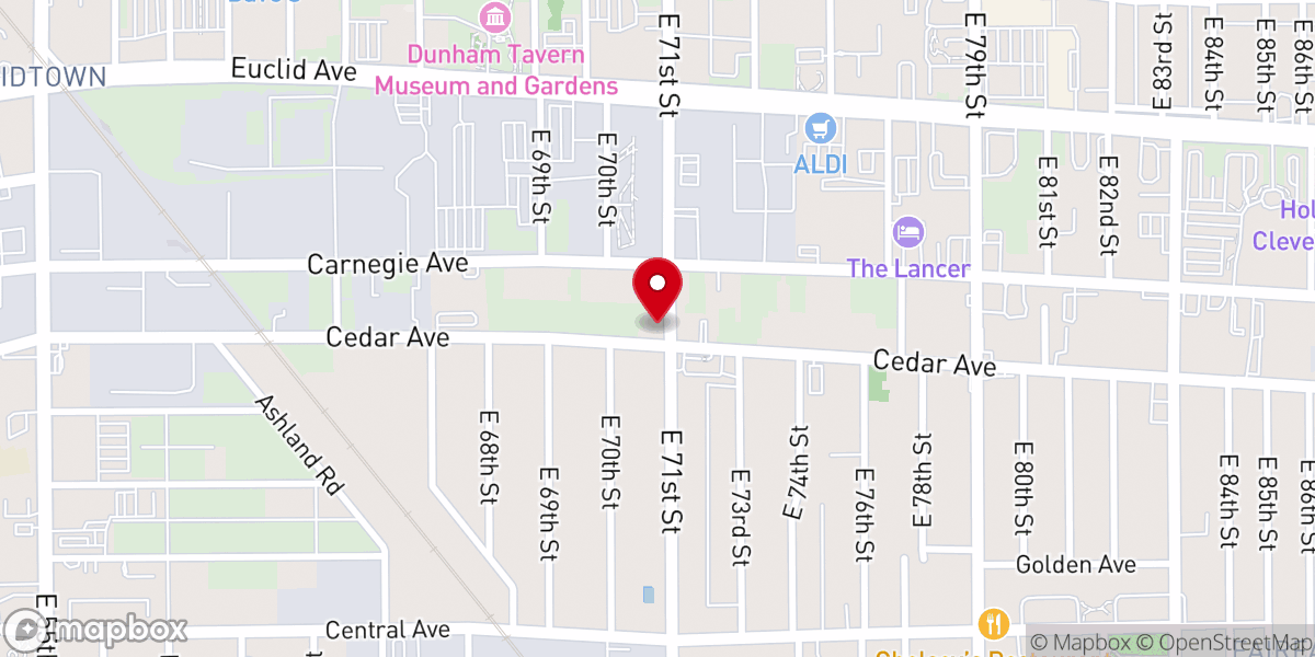 Map showing location of MT Gillion Missionary Baptist Churc H