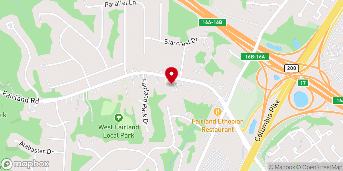 Map showing location of Saint Gregorios Indian Orthodox Church