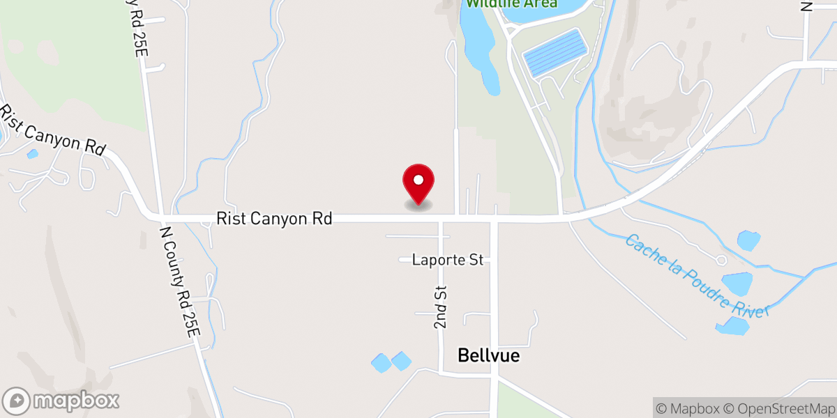 Map showing location of Pleasant Valley Church of Christ