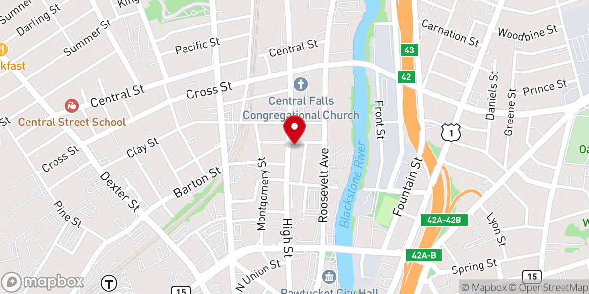 Map showing location of Immaculate Heart of Mary