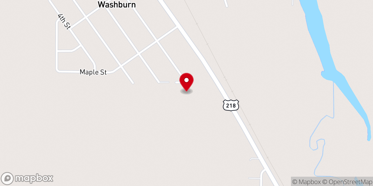 Map showing location of Saint Pauls United Presbyterian Church