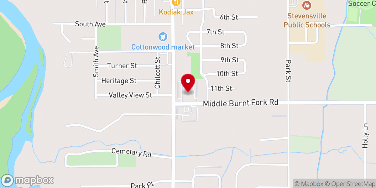Map showing location of The Church of Jesus Christ of Latter-day Saints