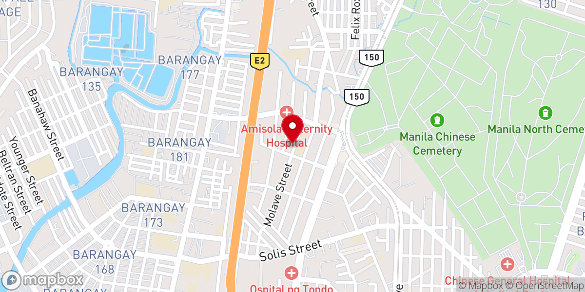 Map showing location of San Jose Manggagawa Parish, Manuguit