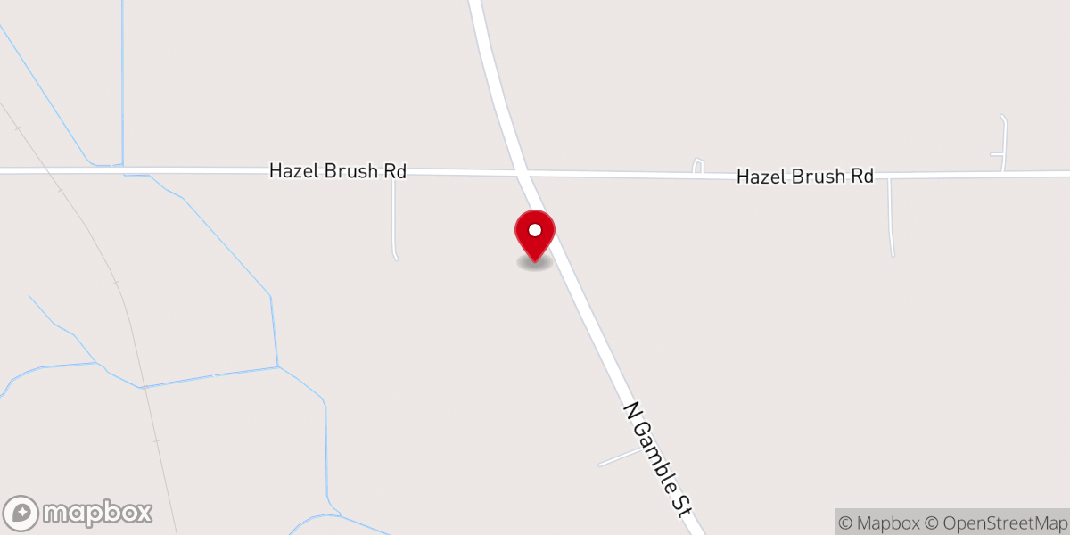 Map showing location of Maranatha Christian Center