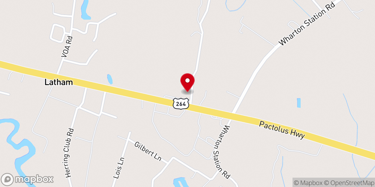 Map showing location of Refuge Temple Holiness Church