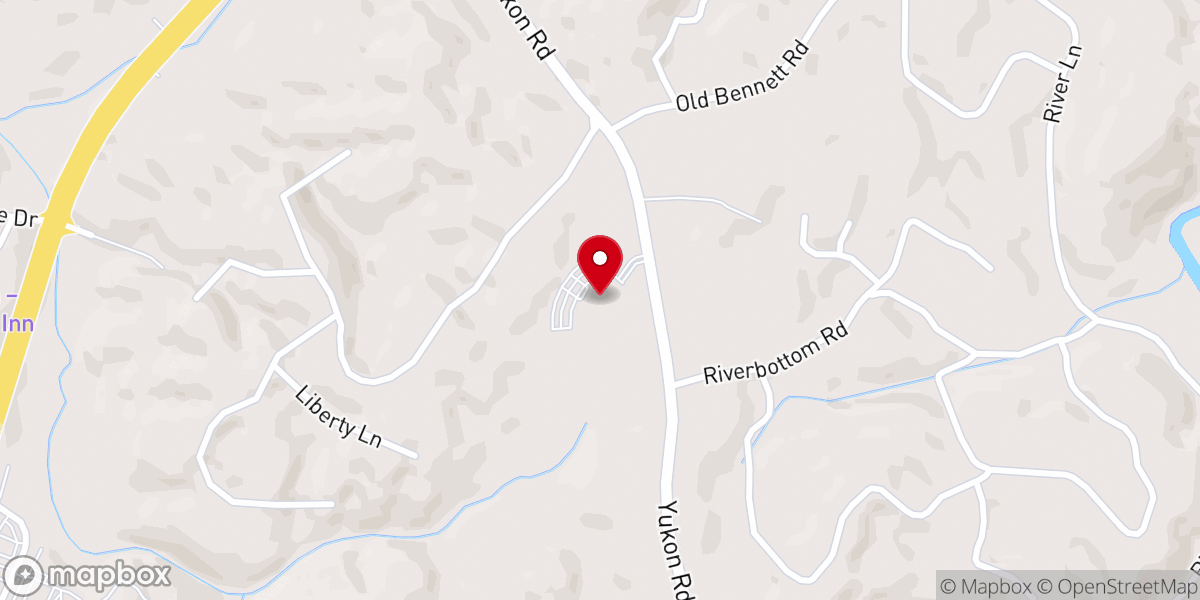 Map showing location of East Ellijay Baptist Church