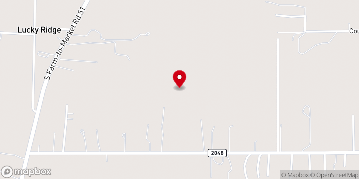 Map showing location of Branded Cross Cowboy Church and Arena