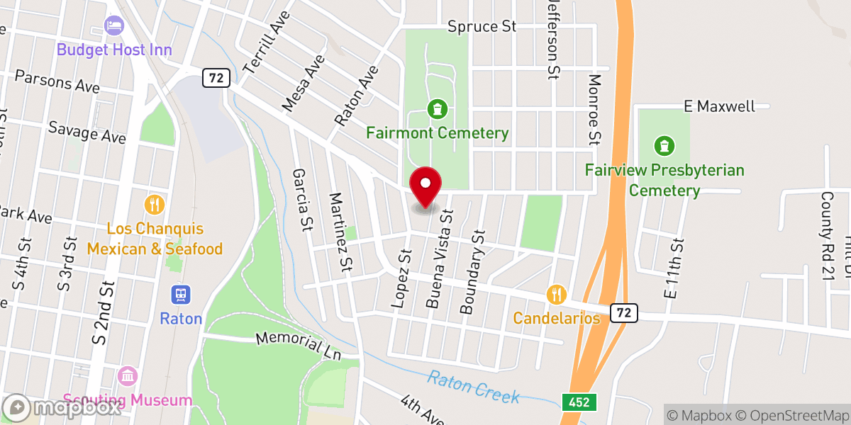 Map showing location of St Patrick-St Joseph Catholic Church