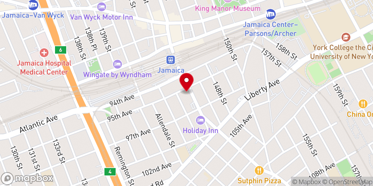 Map showing location of St Anthony's Devine Tabernacle