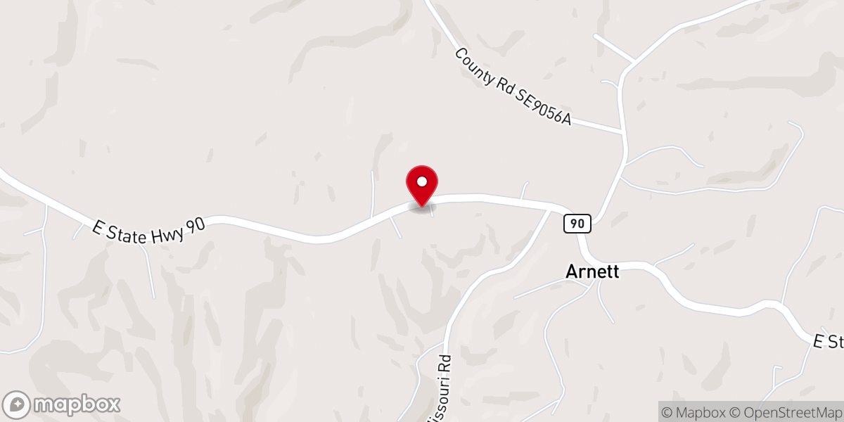 Map showing location of Emmanuel Baptist Church