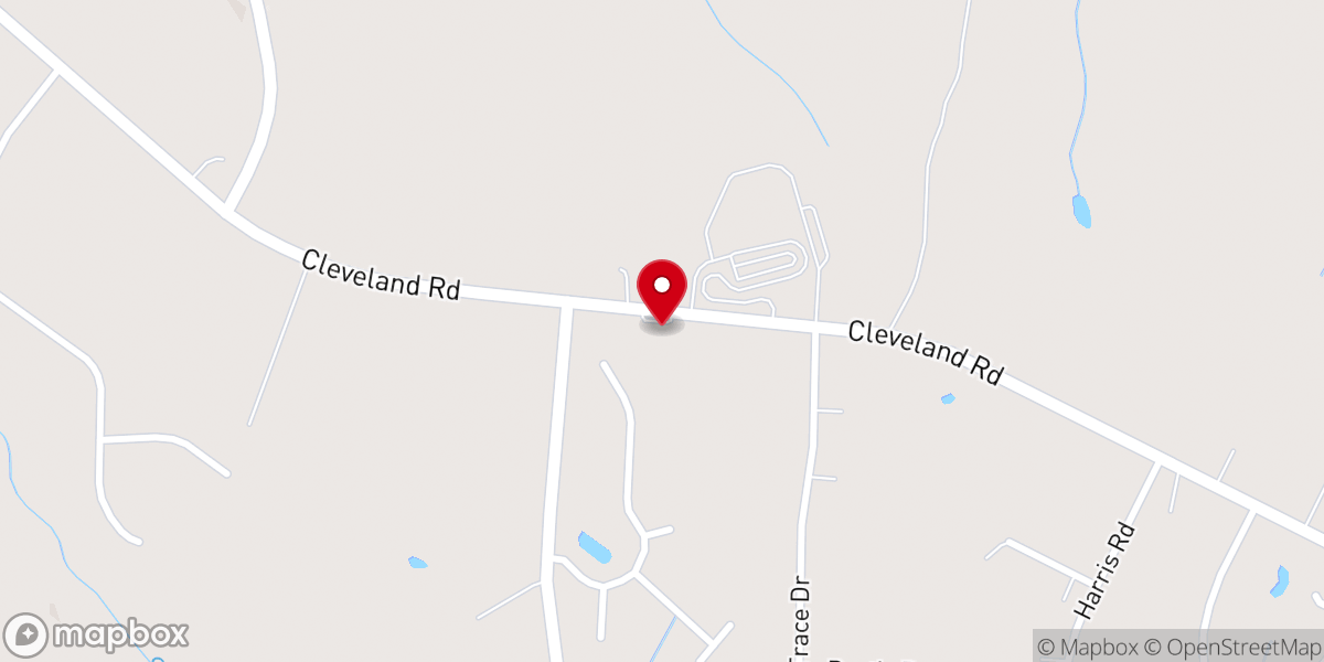 Map showing location of Elizabeth United Methodist Church