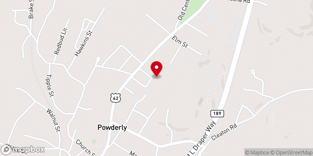 Map showing location of New Life Church