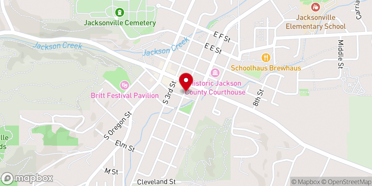 Map showing location of Esther Force