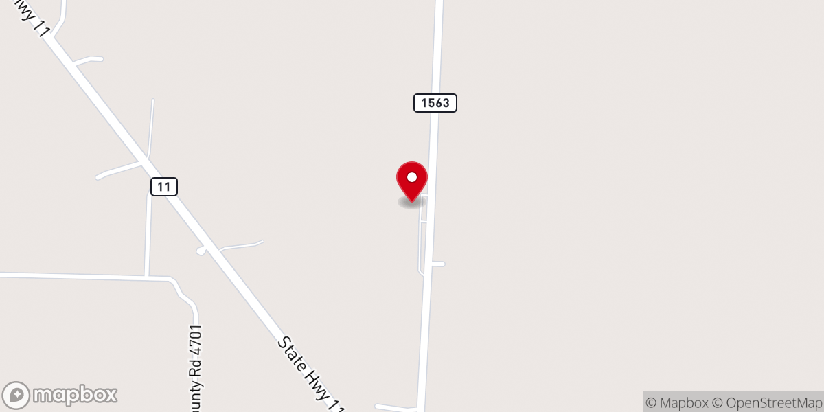 Map showing location of Cross Trails Cowboy Church