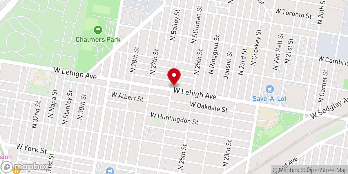 Map showing location of Geiger Memorial Brethren Church