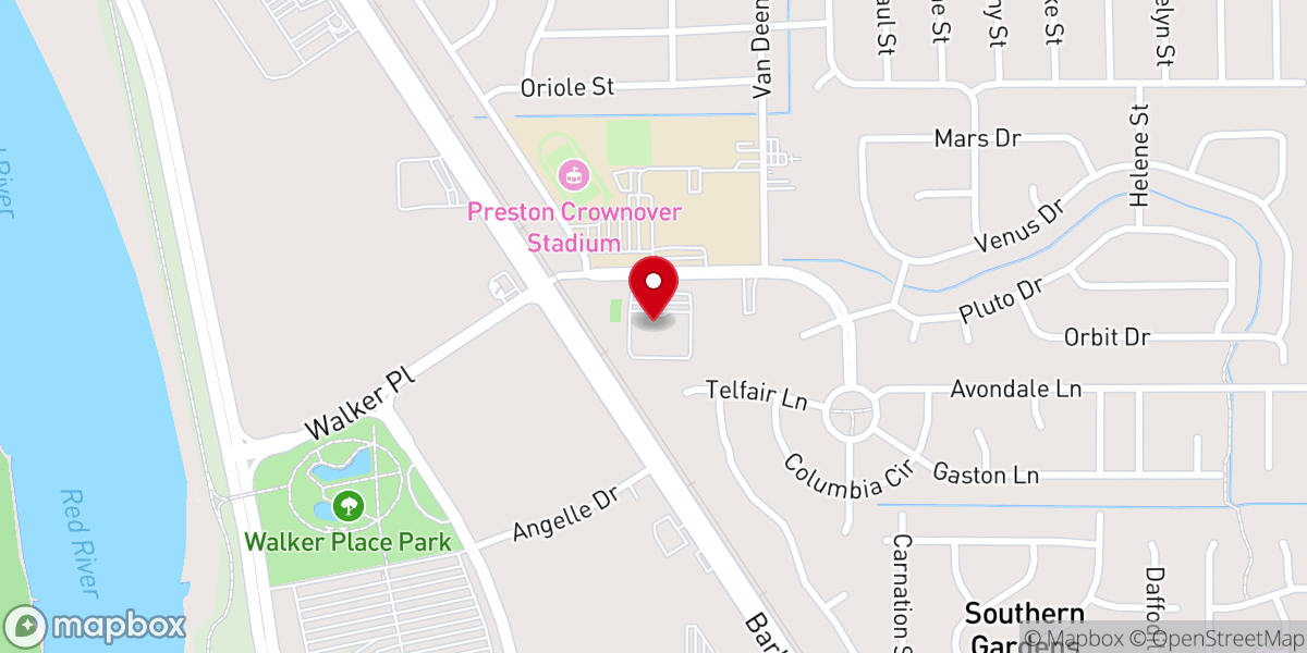 Map showing location of Bellaire Wushu Academy Evangelistic Ministry