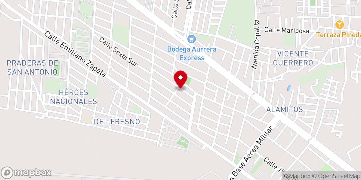Map showing location of Nuevo Pacto GDL