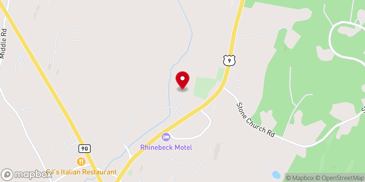 Map showing location of Grace Bible Fellowship Church