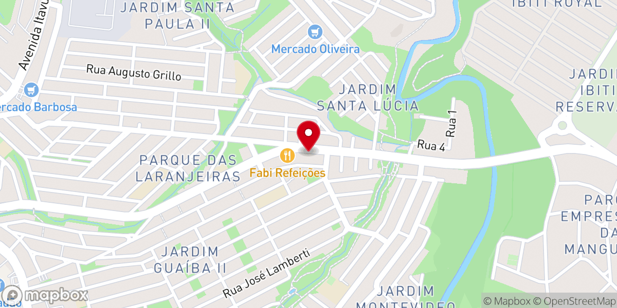 Map showing location of Assembléia de Deus Madureira Pq das Laranjeiras