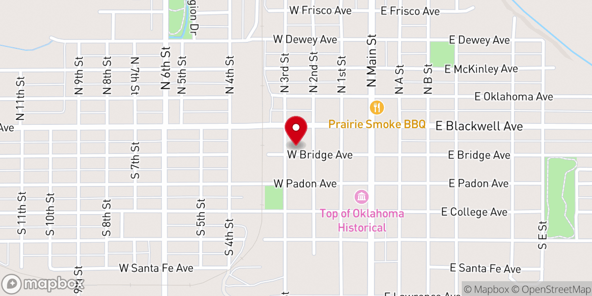 Map showing location of Saint Joseph Catholic Church