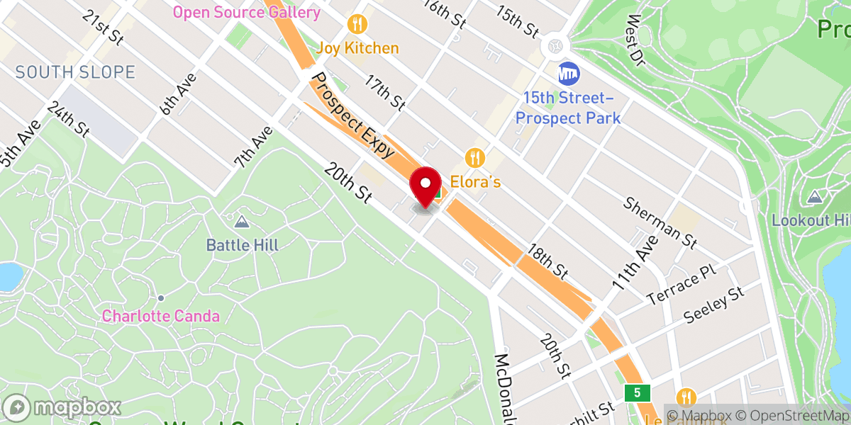 Map showing location of Nigerian Catholic Community of Brooklyn Inc