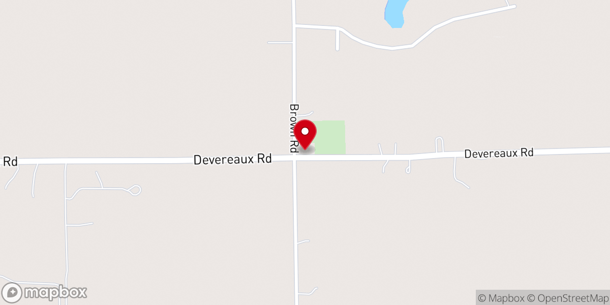 Map showing location of North Parma United Methodist Church