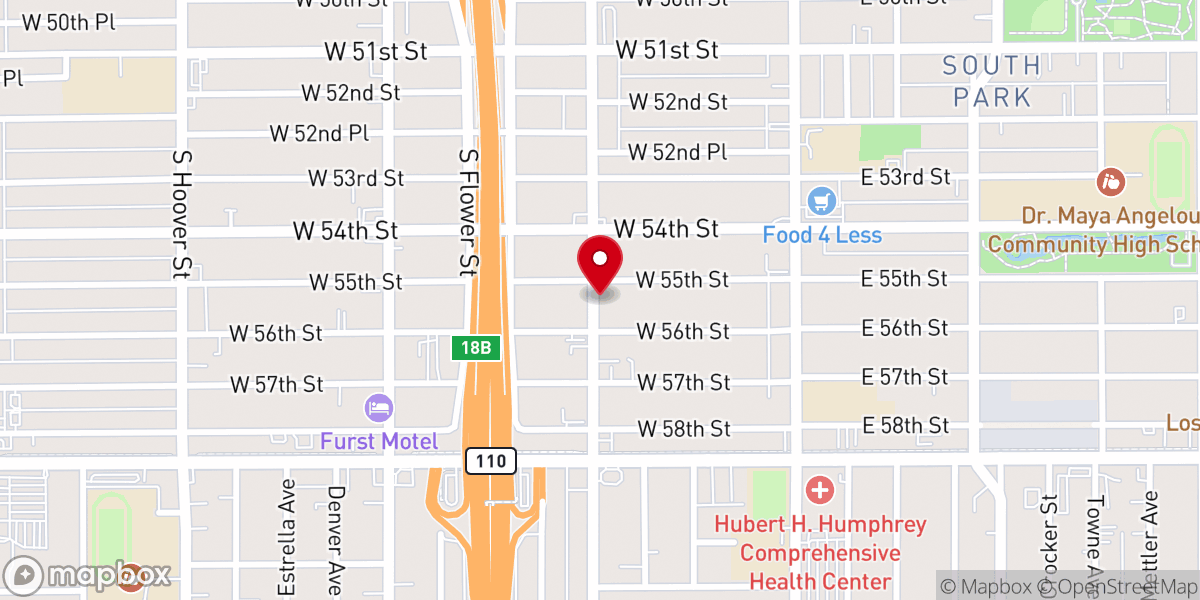 Map showing location of Iglesia El Shaddai