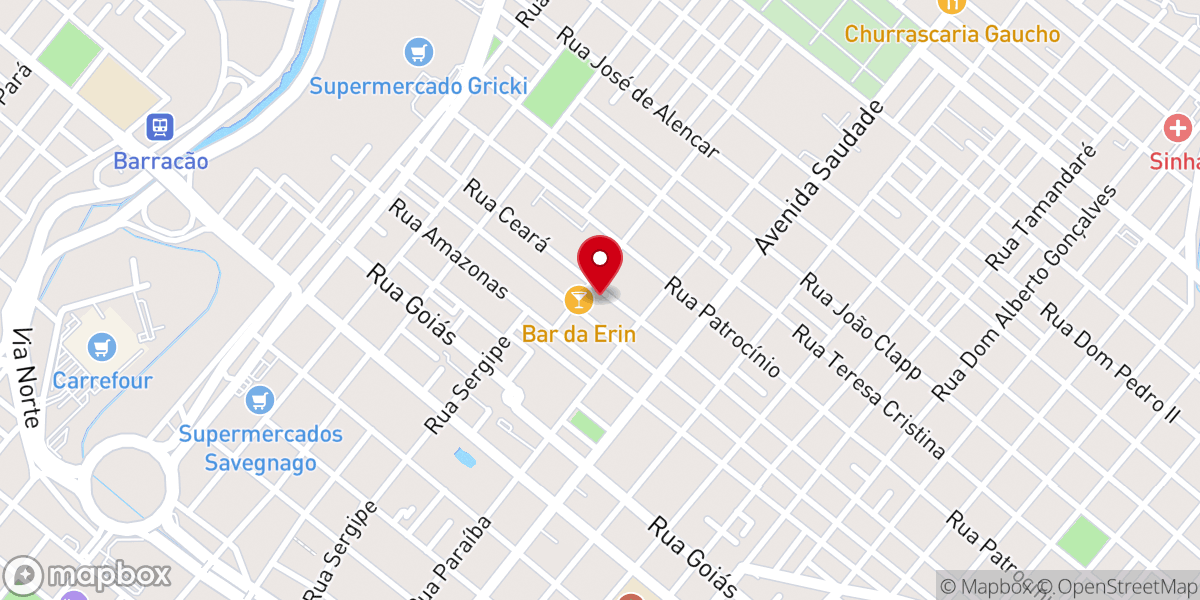 Map showing location of Igreja Batista dos Campos Elíseos