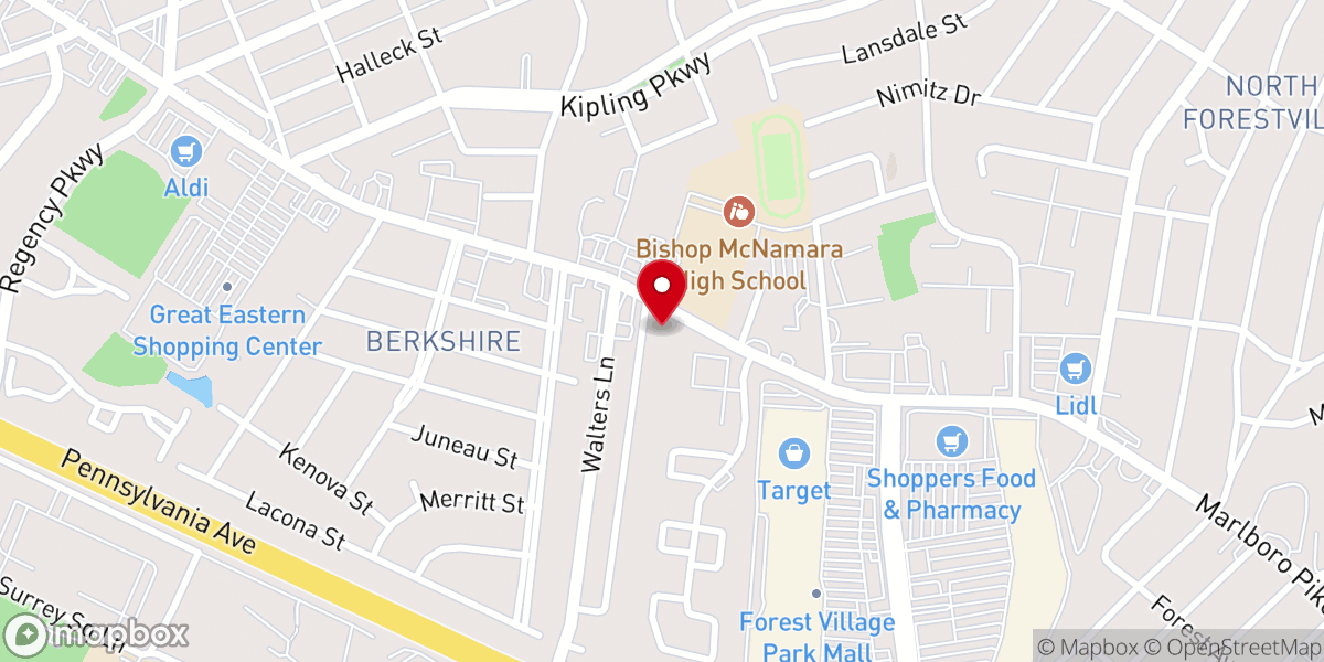 Map showing location of Messagetabernacle