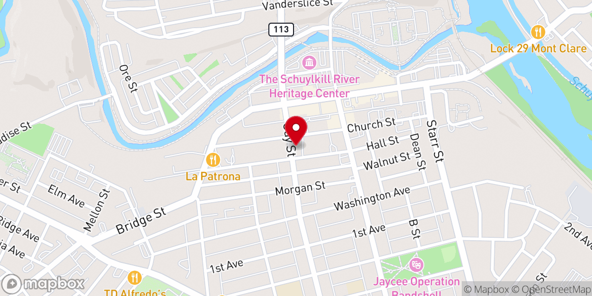 Map showing location of Brazilian Seventh-day Adventist church