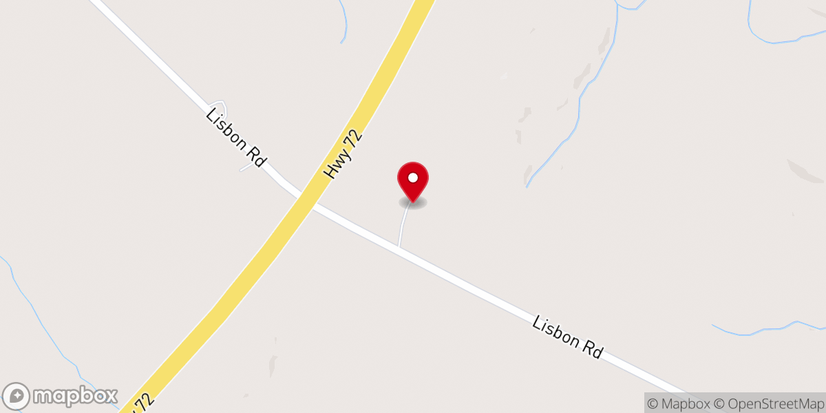 Map showing location of Wateree Baptist Church
