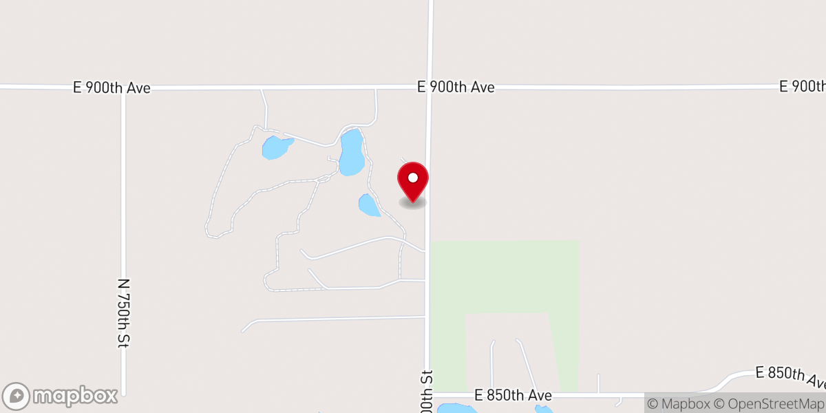 Map showing location of New Hope Newton