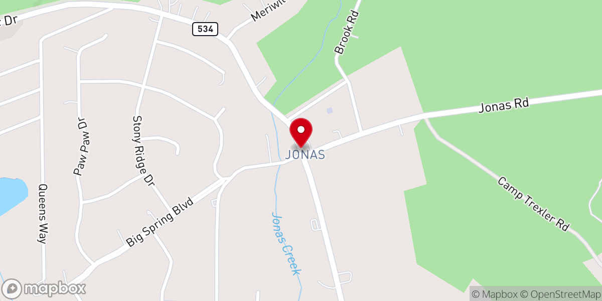 Map showing location of Seed of Faith Ministries