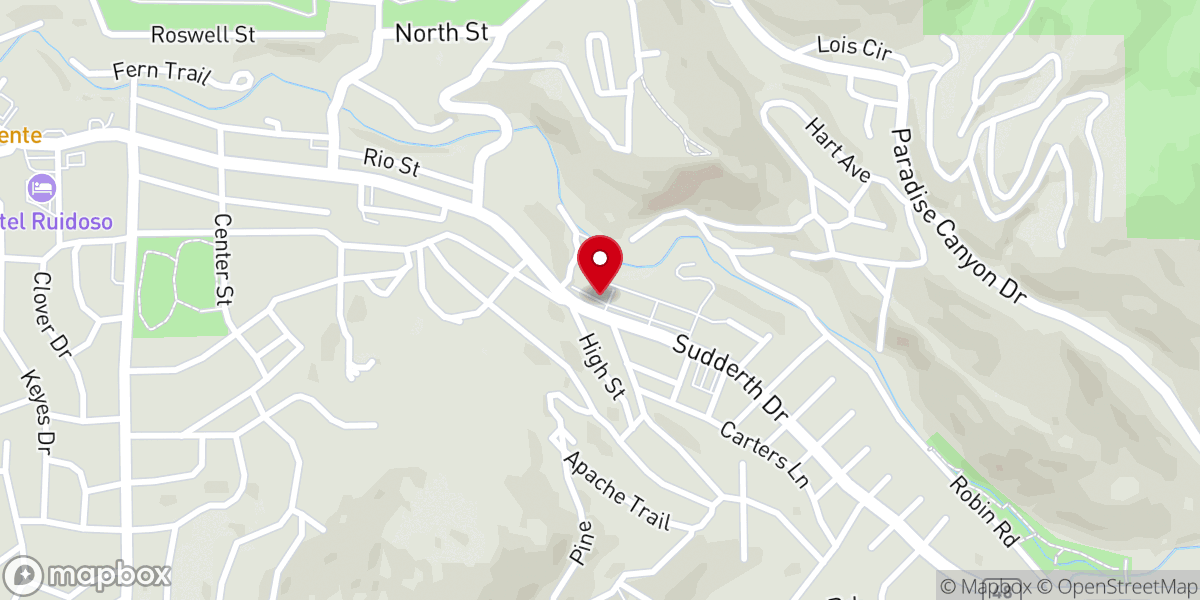 Map showing location of Church Out Of Church
