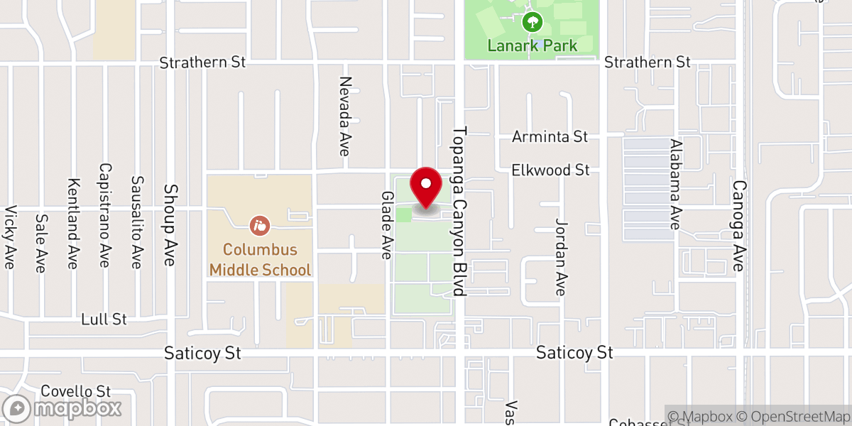 Map showing location of Vietnamese Community Church
