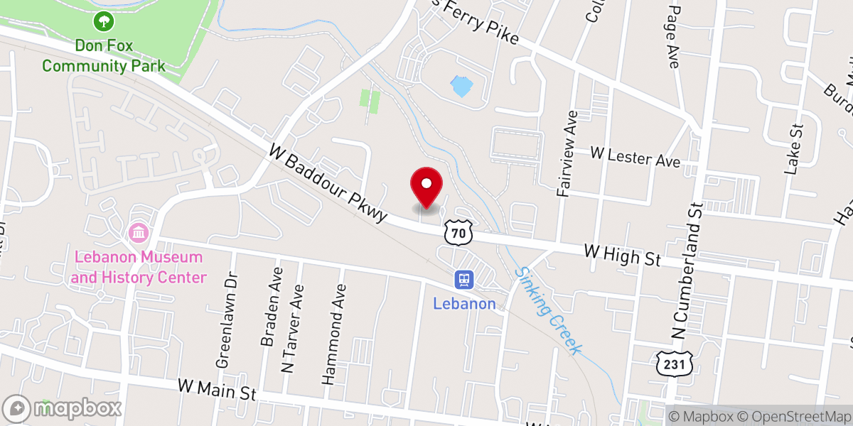 Map showing location of Launchpoint Church