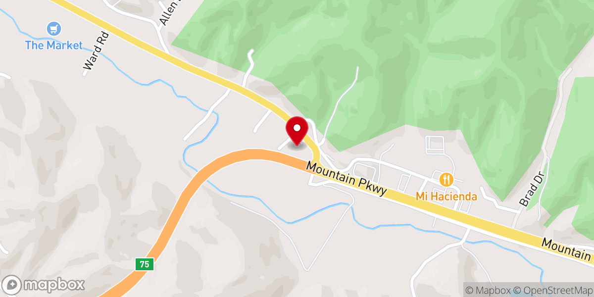 Map showing location of Saint Lukes Roman Catholic Church